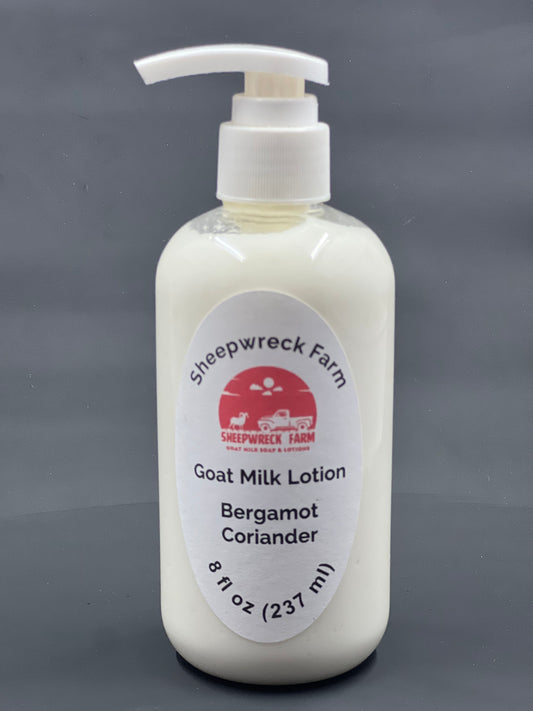 Bergamot and Coriander Goat Milk Lotion